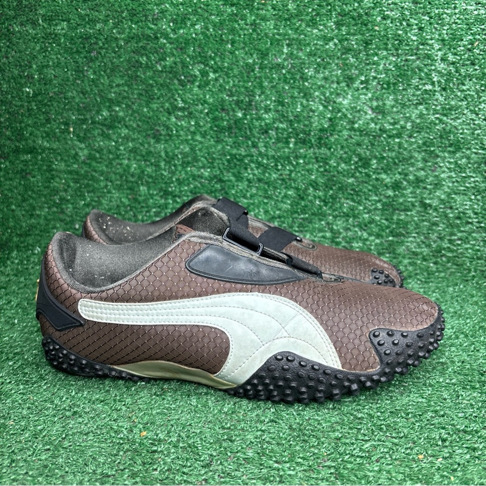 Size 8.5 - Puma Mostro Chocolate Brown Mens Riding Shoes Y2K Vintage Sneakers‎